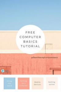 Free Computer Basics Tutorials